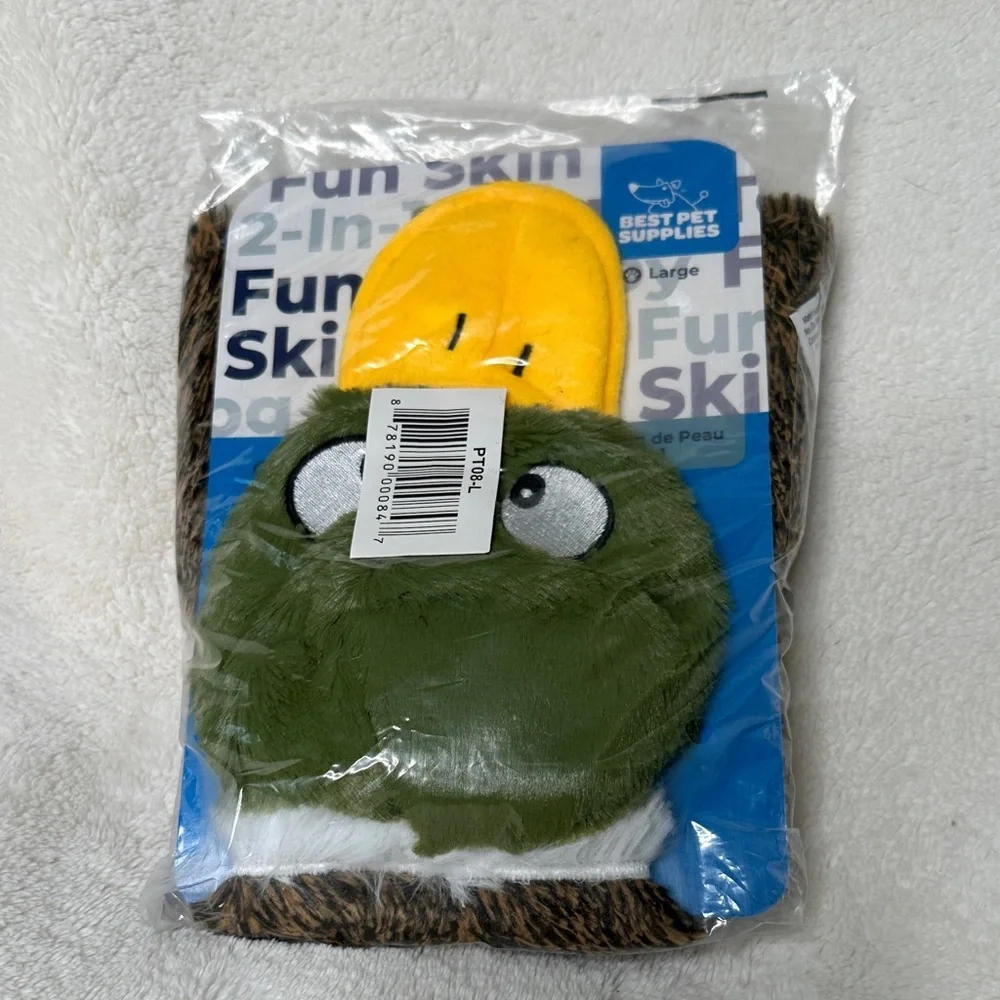 Best Pet Supplies Cute Wild DuckSkin Fillless Squeaky Toy Wild Duck Large NWT